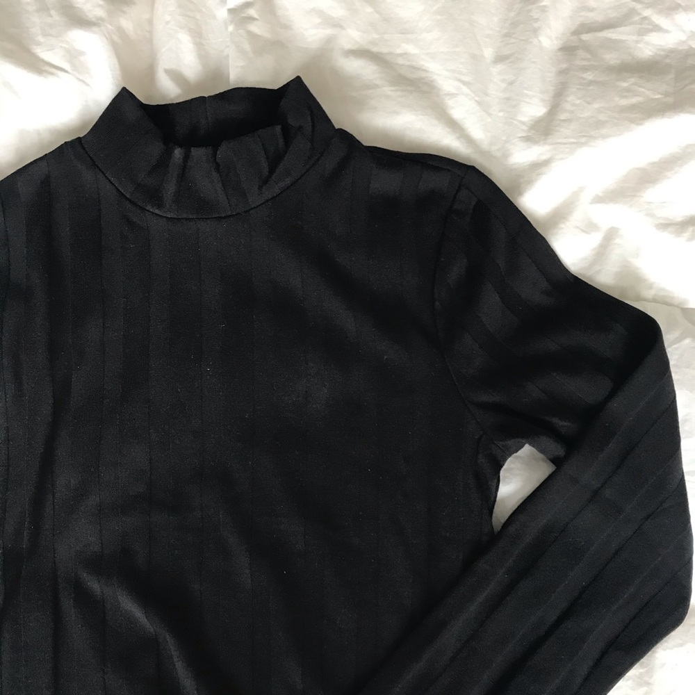 NEW Black mock neck long sleeve